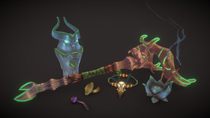 Druid Prop Kit 3D Model