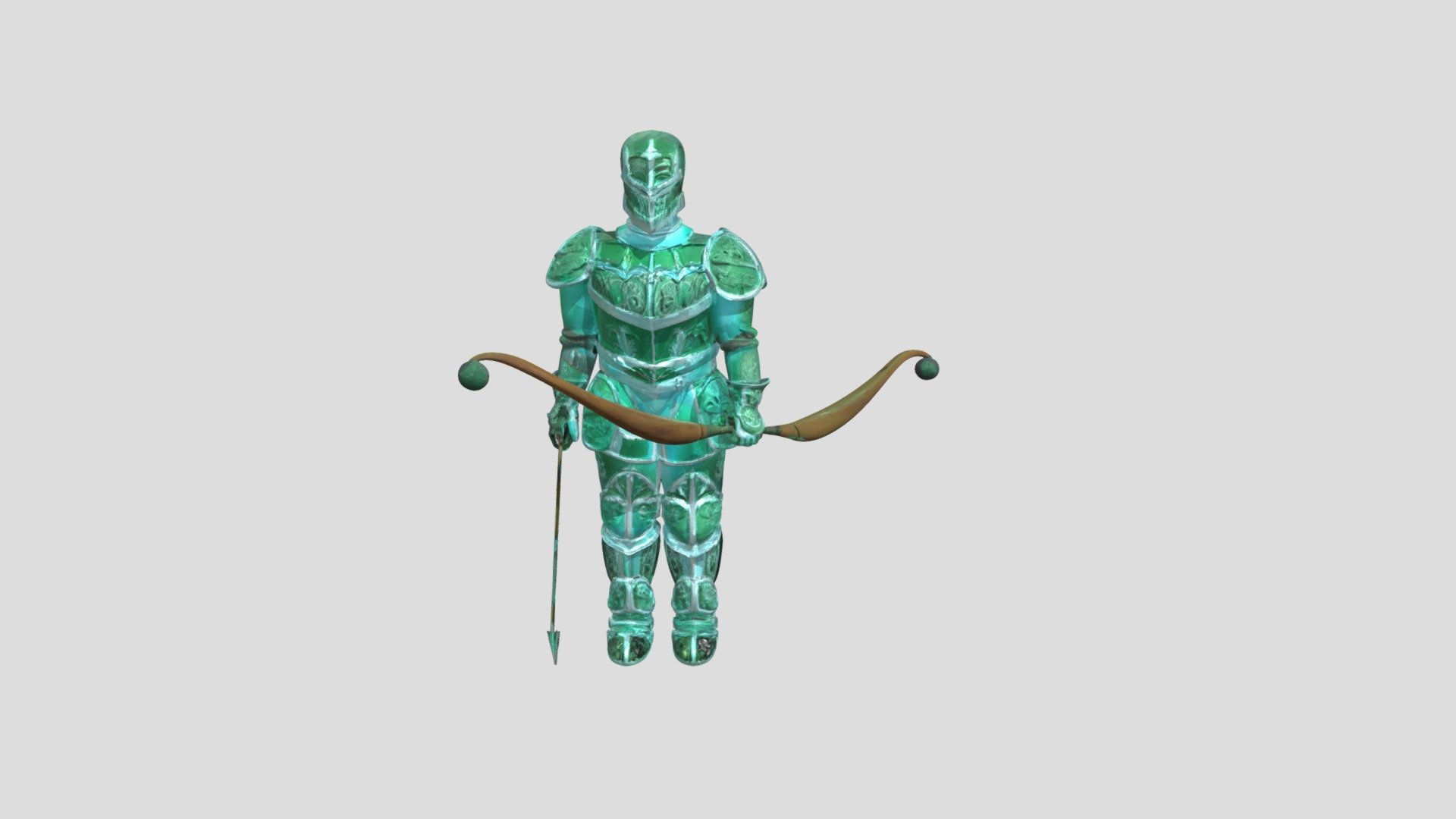 Spectral Bow Knight - 3D model by CIIiPT [4edbf0b] - Sketchfab