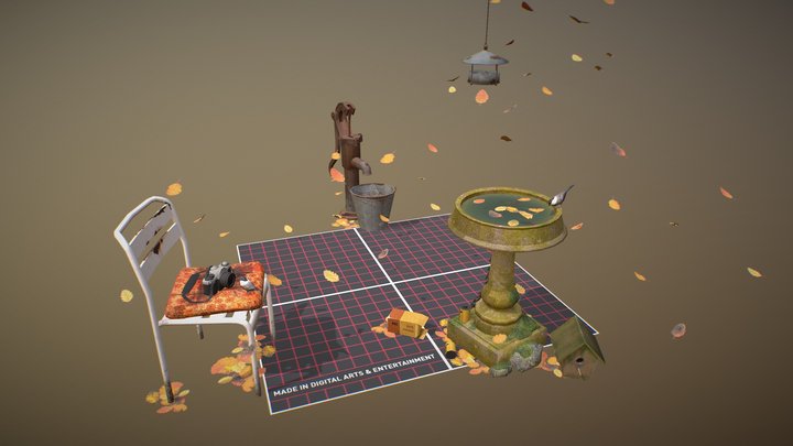 DAE 5 Finished props - Forest Loner 3D Model