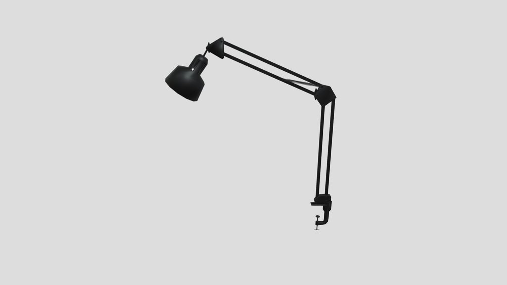 Lamp and bracket model
