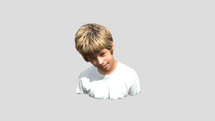 Andre_ Blonde_ Portrait_obj – Gratis 3D-model STL