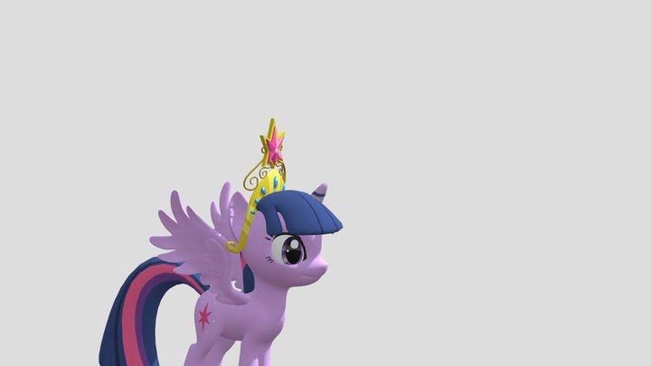 Cannon Twilight Sparkle 3D Model