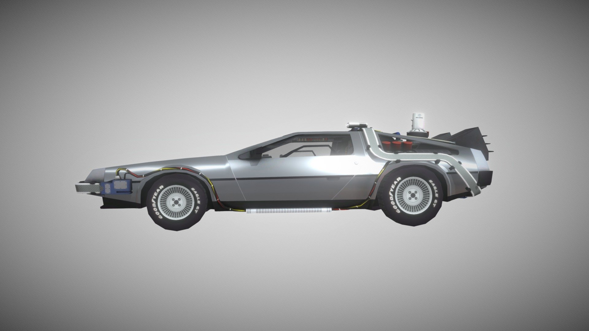 free_3d_model_of_delorean - 3D model by joshualeary [4ede8a8] - Sketchfab