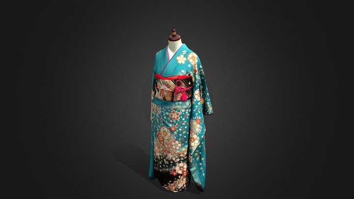 Kimono2F 3D Model