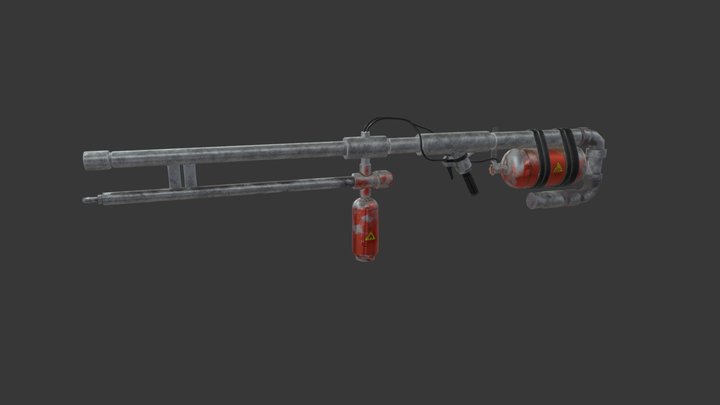 Flame thrower 3D Model