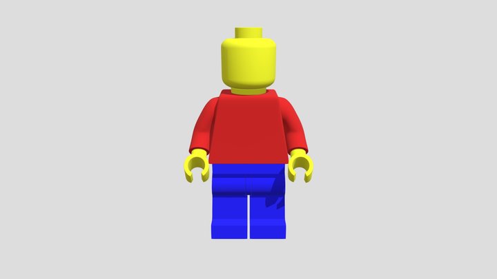 Standard Model Lego Character 3D Model