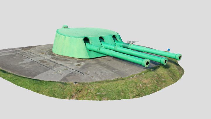 Voroshilov artillery battery 3D Model