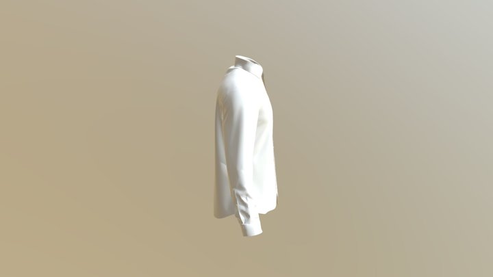 Vh Black Shirt Black And White 3D Model
