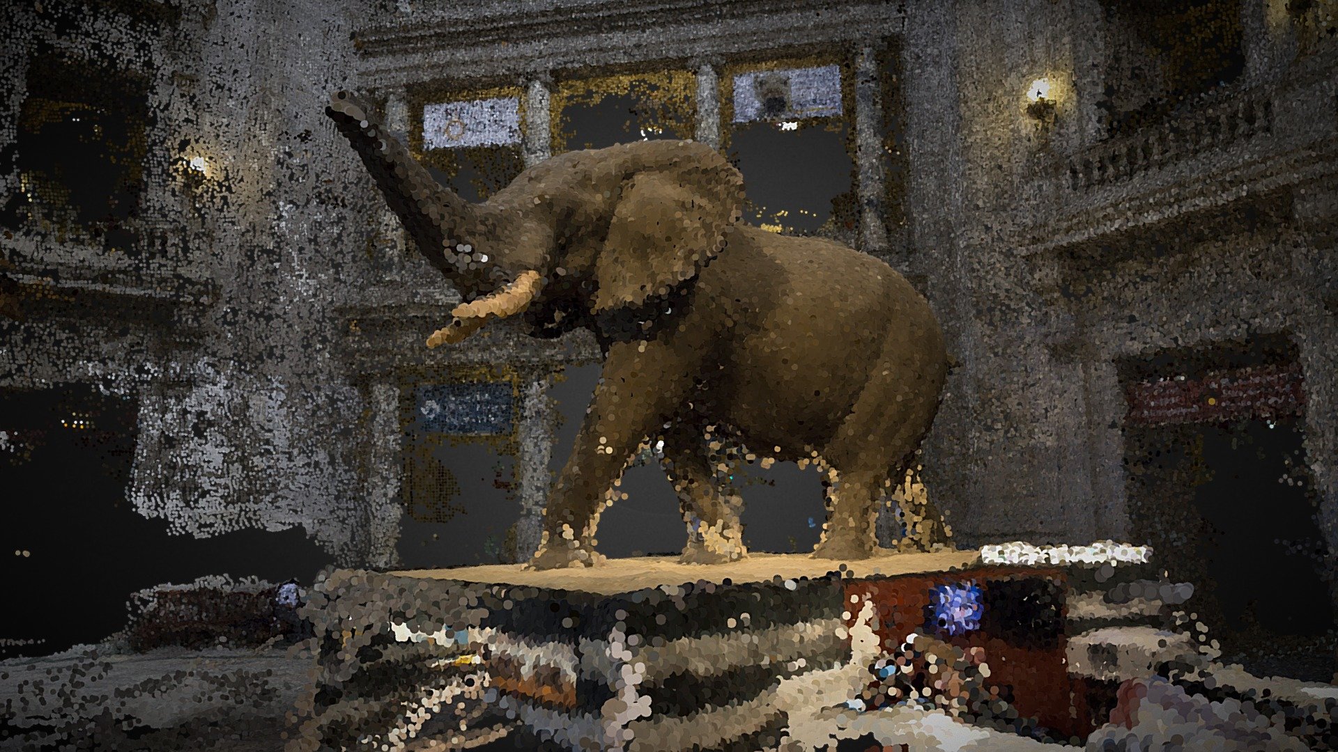 Elephant in the Rotunda (point cloud)