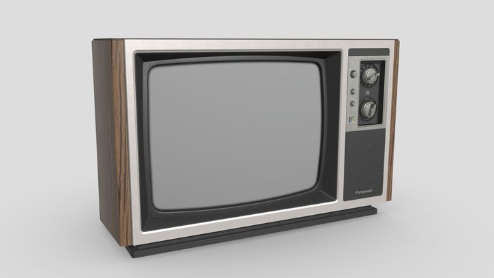 Vintage TV 3D Model