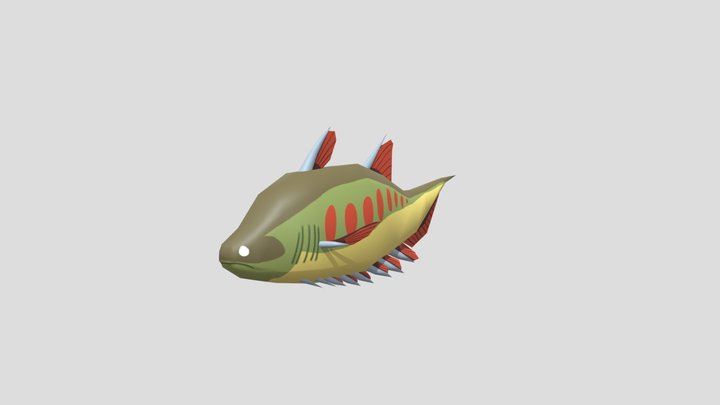 Fish God (Gilliam's Great Escape) 3D Model