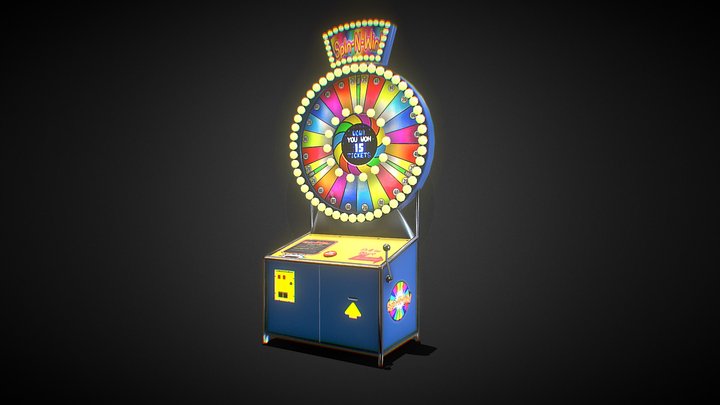Spin-N-Win Machine 3D Model