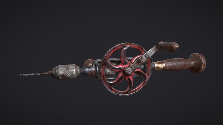 Millers Falls No. 980 Drill 3D Model