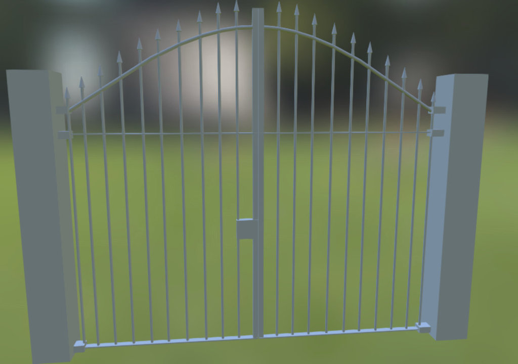 Villa Gate - 3D model by superfastgk [4ee66fb] - Sketchfab