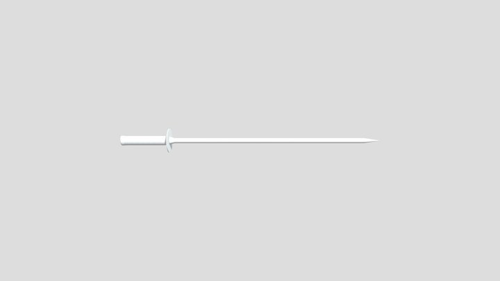 Cursed sword/nail 3D Model