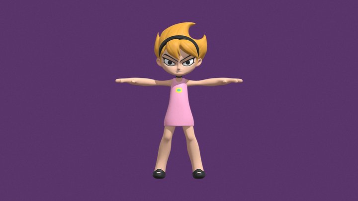 MANDY_FINAL_TEXT 3D Model