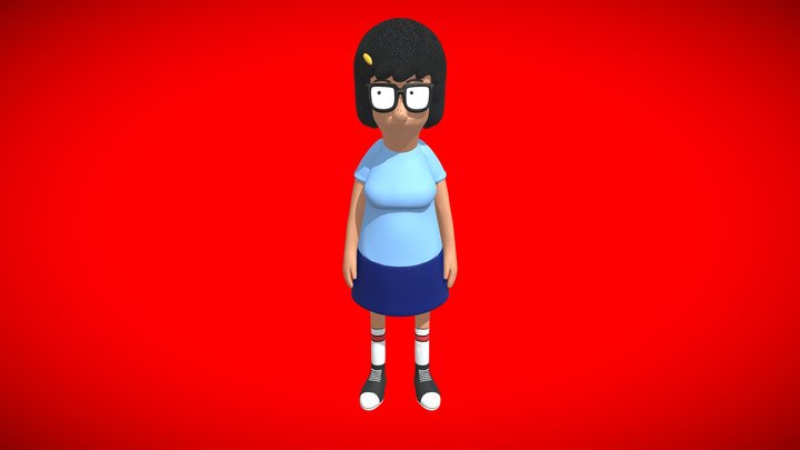 Tina Belcher 3D Model