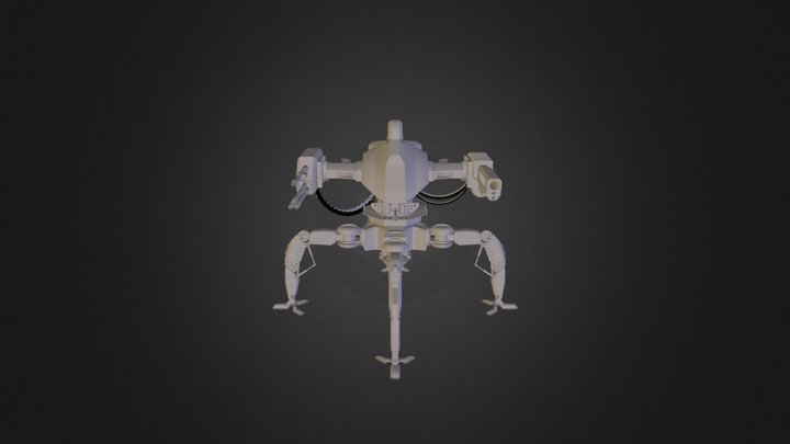 Mecha attilery 3D Model