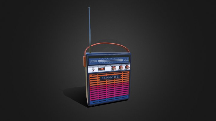 SunnyLife Radio 3D Model