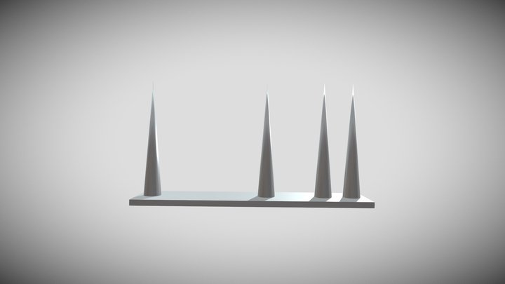 Simple Stringing Test For 3D Printers 3D Model