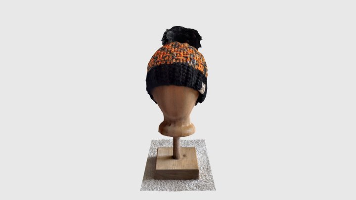 Crochet Spooky Hat 3D Model