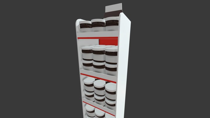 Nutella Point Of Purchase 3D Model
