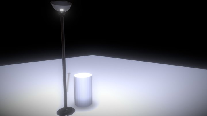 Standing-lamp 3D Model