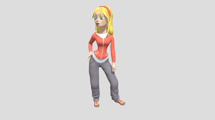 Gwen Stacy 3D Model