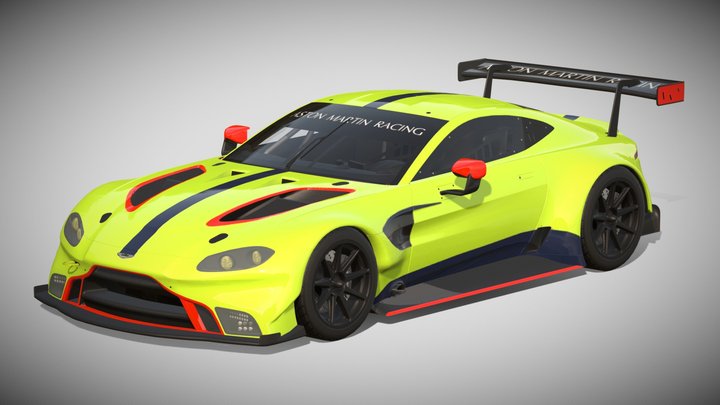 2018 Aston Martin Vantage GTE – Modelo 3D gratuito STL