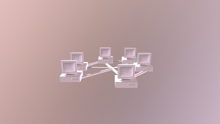 Network Topology- Mesh 3D Model