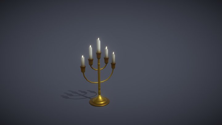 Candle holder 3D Model