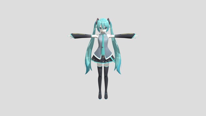 Hatsune-miku 3D Model