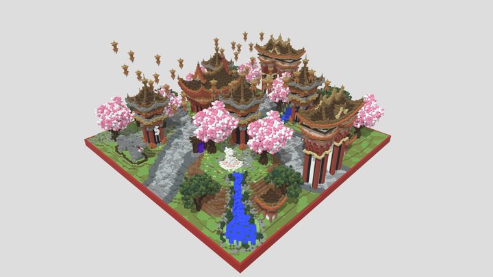 HCF Spawn - Oriental Theme 3D Model
