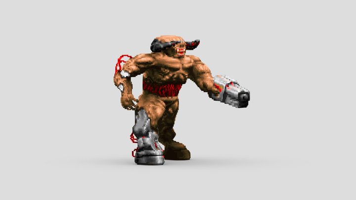 Cyberdemon from Doom 3D Model