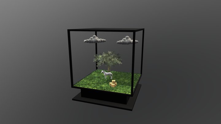 Fish Tank Scene - Final 3D Model