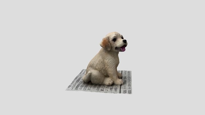 Very small dog figure 3D Model