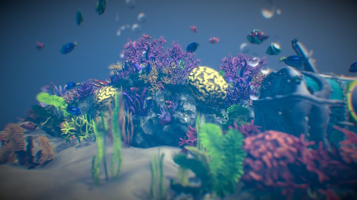 Diorama Reef 3D Model