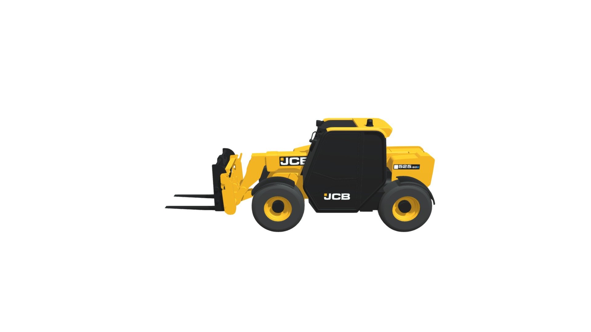 JCB LDL Telehandler (52560E) Forks 3D model by bimstore (Revitspace) [4ef0adb] Sketchfab