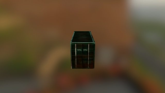 Container used 3D Model