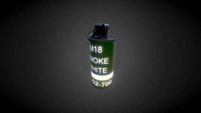 Granada de Humo. 3D Model