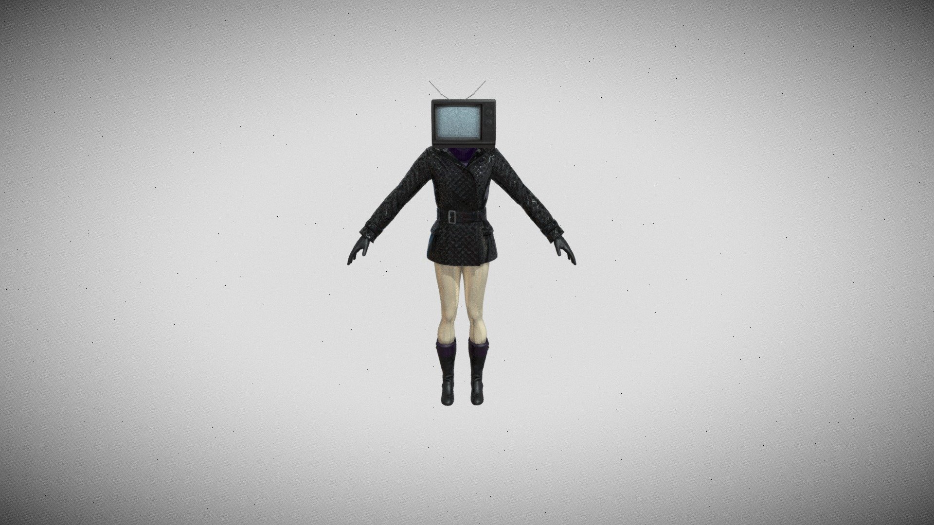 tvwoman - Download Free 3D model by Femboy modelerUwU (@ModelerAnthem)  [4ef4b8a]