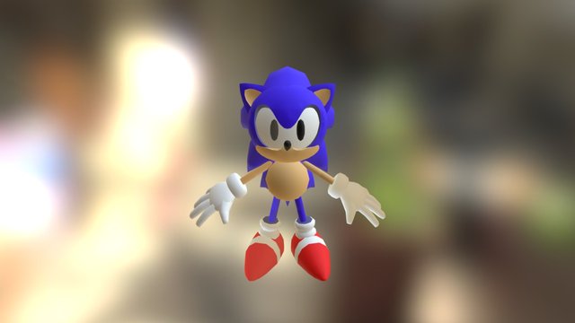 Sonic X-Treme (And Mars) Sonic 3D Model