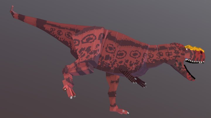 Blockbench / Yangchuanosaurus shangyouensis 3D Model