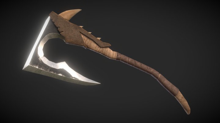 Viking's Axe 3D Model