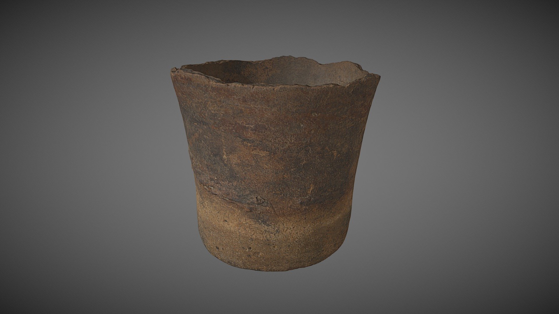 Late-Early Jomon deep pot (深鉢) - 3D model by CoreyNoxon [4ef62a4 ...