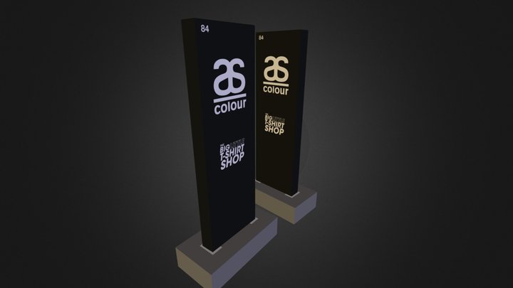 AS Colour Sign 3D Model