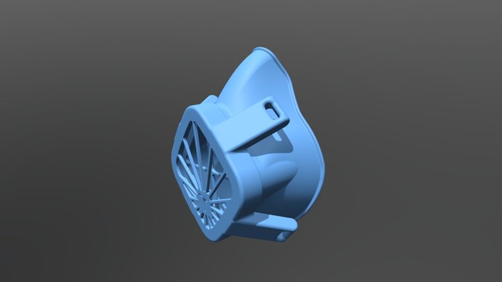 Brno University of Technology Printable Mask 3D Model