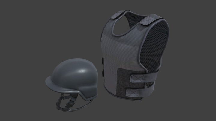 ARMOR | Armor and Helmet Model (CS2) 3D Model