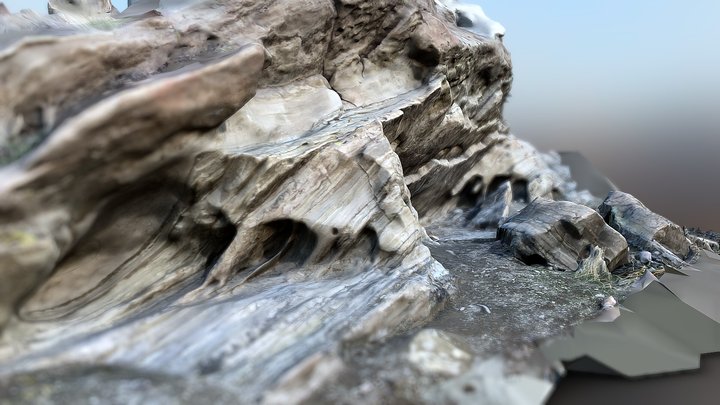 Vasquez Rocks National Park Rocks Outcrop Scan 3D Model