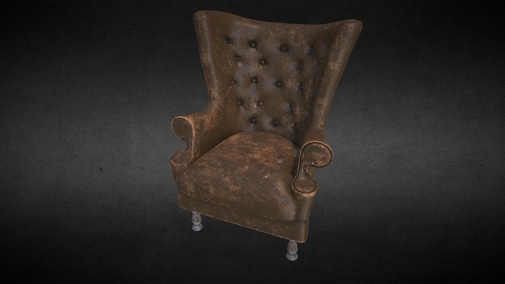 Old armchair 3D Model